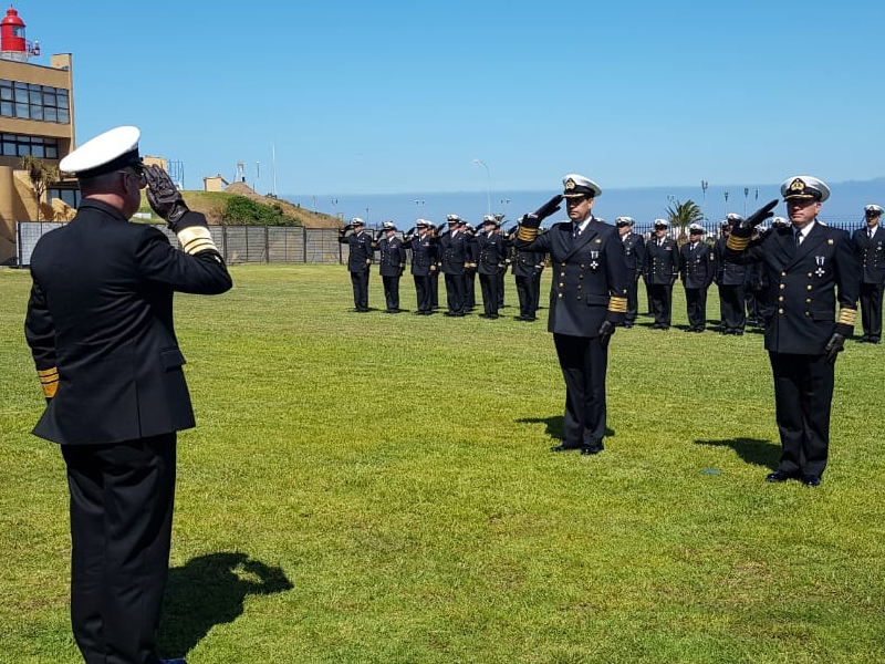 En el Complejo Faro Punta Ángeles Directemar efectuó la Ceremonia de Ascensos para Oficiales y Gente de Mar