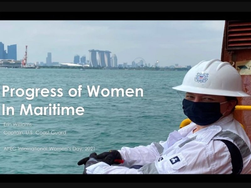 Autoridad Marítima participó de conferencia que busca empoderar a las mujeres de APEC en la Comunidad Marítima