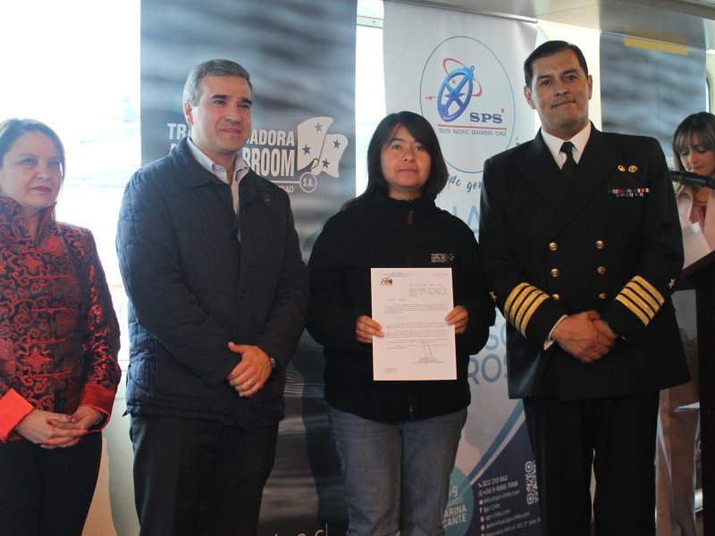 Autoridades de la Tercera Zona Naval participaron en ceremonia de incorporación de mujeres aspirantes a tripulantes a la Marina Mercante