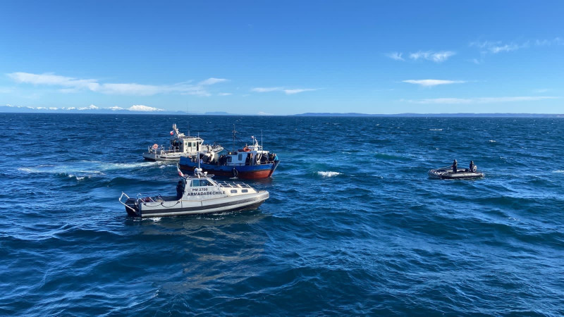 Policía Marítima desbarató organización criminal dedicada al robo de salmón en Chiloé