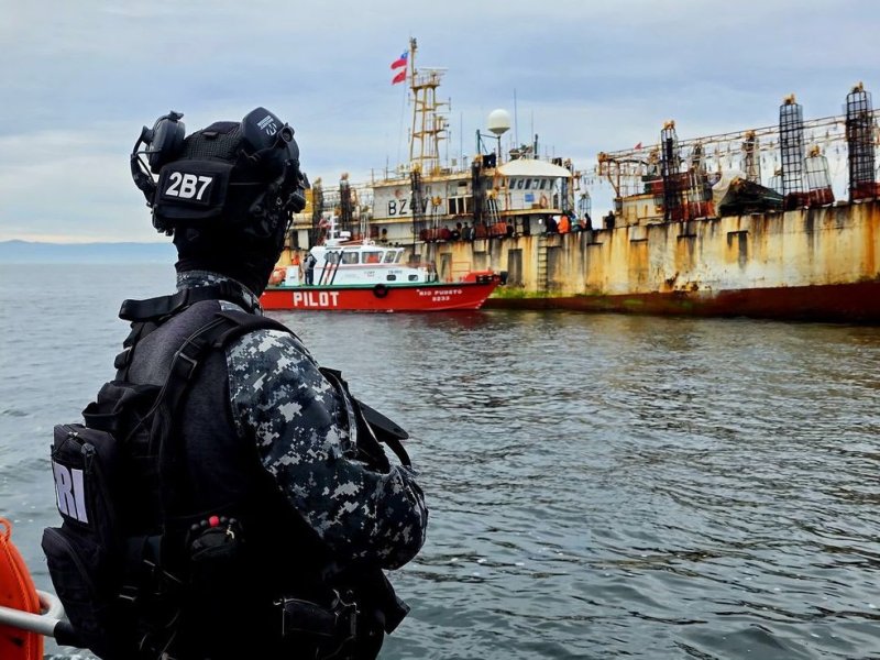 Autoridad Marítima fiscalizó flota de pesqueros extranjeros en Talcahuano