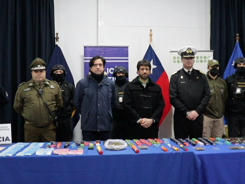Investigación de la Policía Marítima Austral en recintos portuarios desarticuló organización de tráfico de drogas
