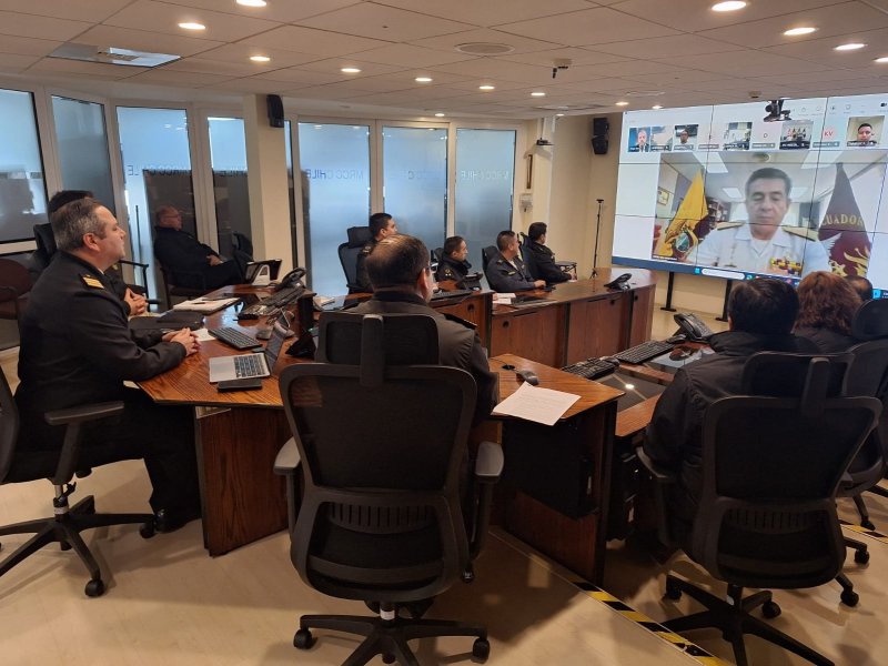 Armada de Chile participó en ejercicio internacional virtual “LATAM SEGMAREX NDNR”