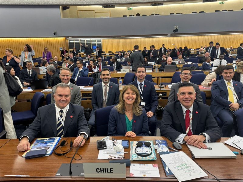 Vicealmirante Zegers participó de la Sesión 134 del Consejo de la Organización Marítima Internacional