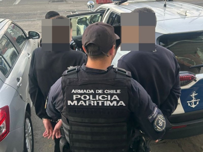 Policía Marítima de Valparaíso detuvo a tres personas tras riña en Muelle Prat