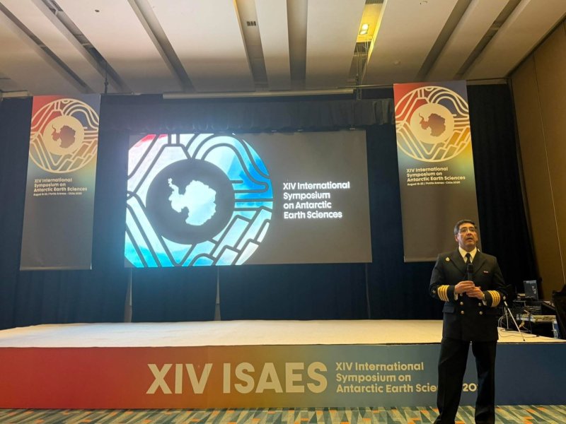 XIV Simposio Internacional de Ciencias de la Tierra Antártica se inició con destacada participación de la Armada de Chile