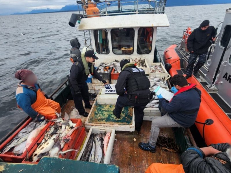 Gran despliegue en el Golfo de Ancud logró la detección de embarcaciones operando ilegalmente
