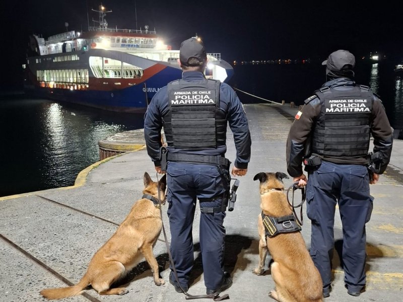 Policía Marítima detuvo a sujeto por microtráfico de drogas en Quellón