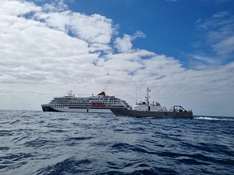 Autoridad Marítima de Iquique realizó una evacuación médica desde un crucero a turista alemana con graves problemas de salud