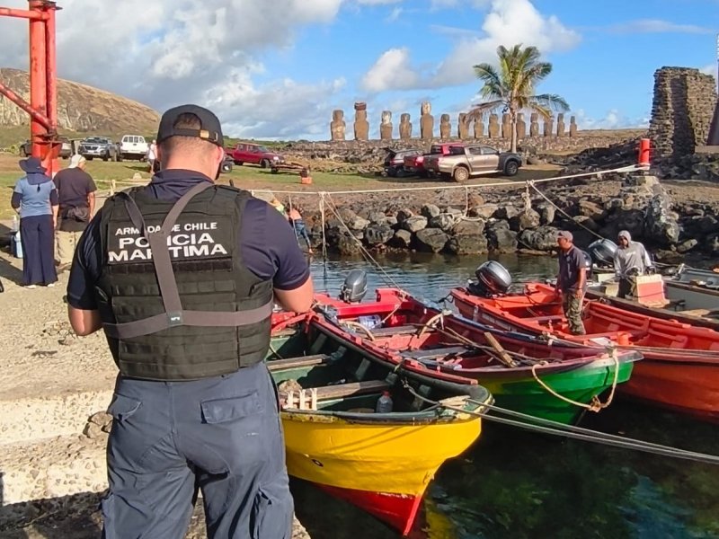 Autoridad Marítima de Rapa Nui mantiene operativo de búsqueda de persona que realizaba pesca submarina
