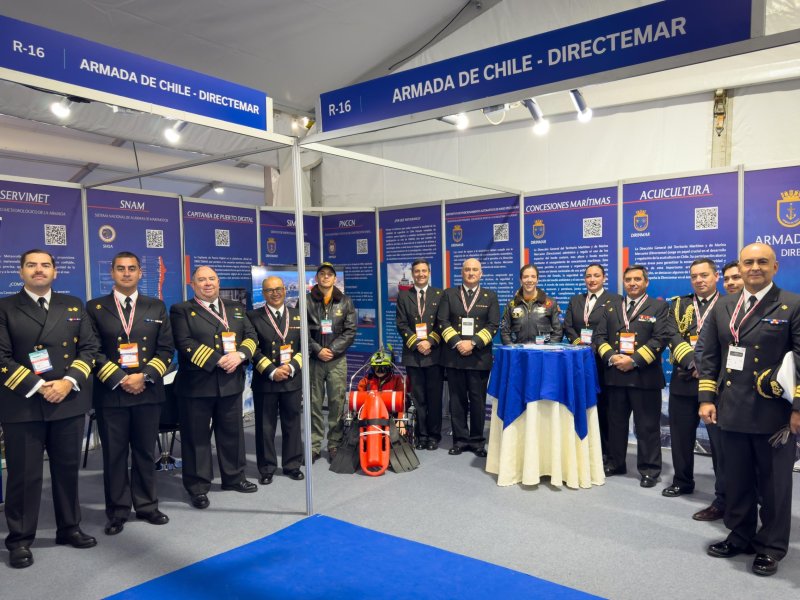 Armada de Chile presente en Aquasur 2026