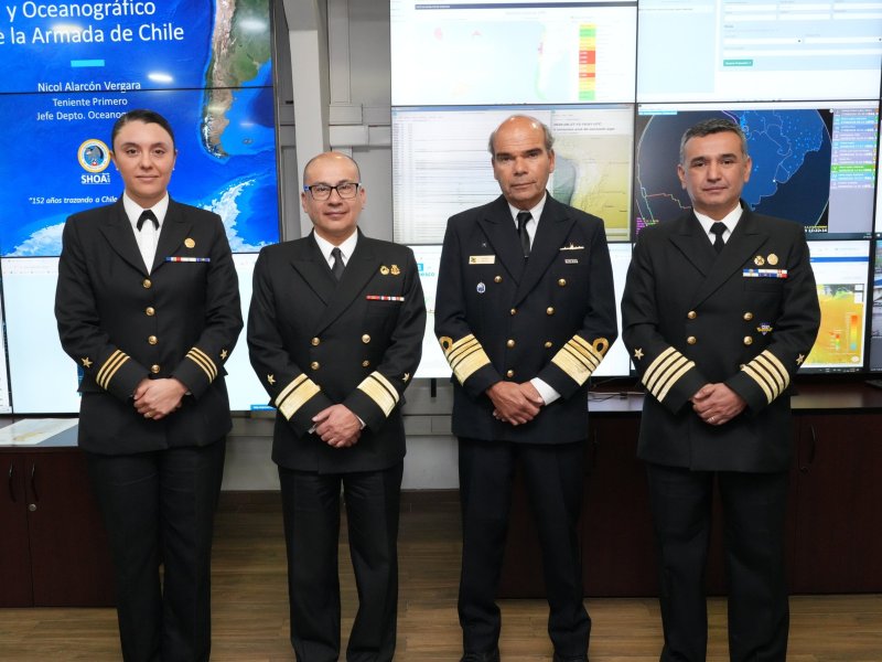 Intercambio de experiencias marca visita del Comandante de la Marina de Brasil a DIRECTEMAR